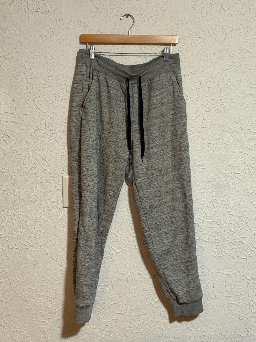 George Men’s Gray Jogger Sweatpants Size M 32-34 Drawstring Casual